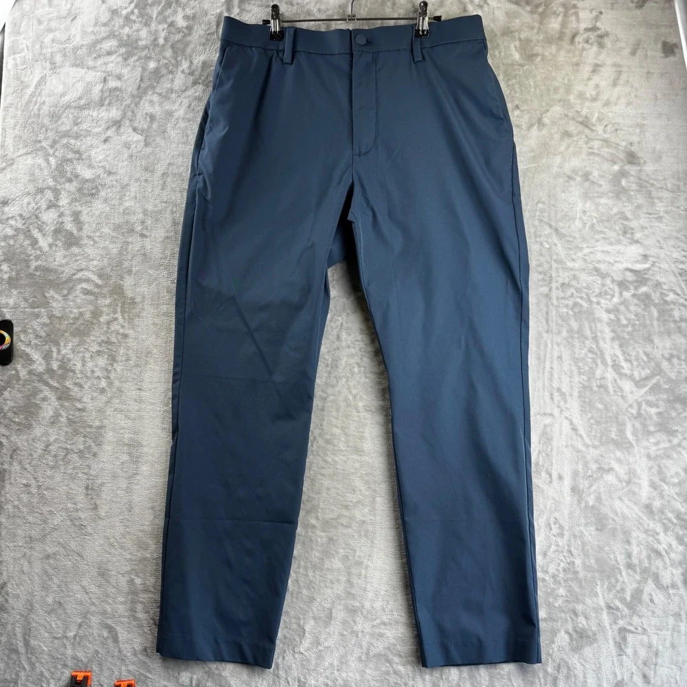 Banana Republic Performance Pants Mens 36x30 Blue Tech Chino Golf (1818)